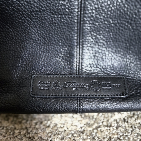 Fossil Black Leather Crossbody Bag - Picture 2 of 13